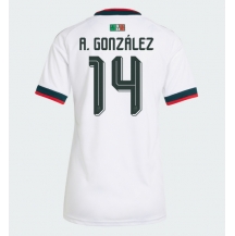 Maillot de football Réplique Mexico Armando Gonzalez #14 Extérieur Femme Mondial 2026 Manche Courte