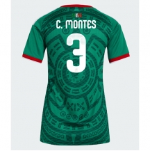 Maillot de football Réplique Mexico Cesar Montes #3 Domicile Femme Mondial 2026 Manche Courte