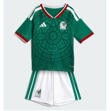 Maillot de football Réplique Mexico Domicile Enfant Mondial 2026 Manche Courte (+ Pantalon court)