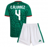 Maillot de football Réplique Mexico Edson Alvarez #4 Domicile Enfant Mondial 2026 Manche Courte (+ Pantalon court)