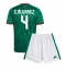 Maillot de football Réplique Mexico Edson Alvarez #4 Domicile Enfant Mondial 2026 Manche Courte (+ Pantalon court)