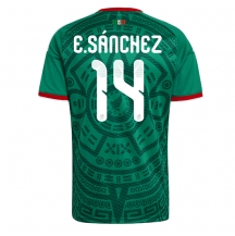 Maillot de football Réplique Mexico Erick Sanchez #14 Domicile Mondial 2026 Manche Courte