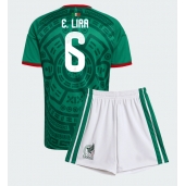 Maillot de football Réplique Mexico Erik Lira #6 Domicile Enfant Mondial 2026 Manche Courte (+ Pantalon court)