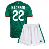 Maillot de football Réplique Mexico Hirving Lozano #22 Domicile Enfant Mondial 2026 Manche Courte (+ Pantalon court)