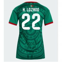 Maillot de football Réplique Mexico Hirving Lozano #22 Domicile Femme Mondial 2026 Manche Courte
