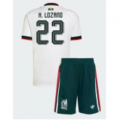 Maillot de football Réplique Mexico Hirving Lozano #22 Extérieur Enfant Mondial 2026 Manche Courte (+ Pantalon court)
