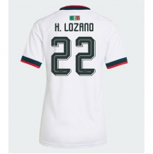 Maillot de football Réplique Mexico Hirving Lozano #22 Extérieur Femme Mondial 2026 Manche Courte