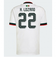 Maillot de football Réplique Mexico Hirving Lozano #22 Extérieur Mondial 2026 Manche Courte