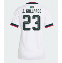 Maillot de football Réplique Mexico Jesus Gallardo #23 Extérieur Femme Mondial 2026 Manche Courte