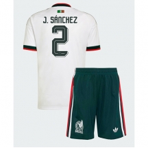 Maillot de football Réplique Mexico Jorge Sanchez #2 Extérieur Enfant Mondial 2026 Manche Courte (+ Pantalon court)