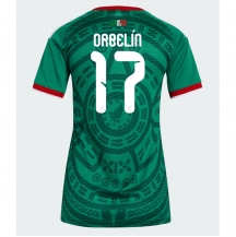 Maillot de football Réplique Mexico Orbelin Pineda #17 Domicile Femme Mondial 2026 Manche Courte