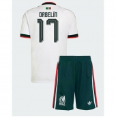Maillot de football Réplique Mexico Orbelin Pineda #17 Extérieur Enfant Mondial 2026 Manche Courte (+ Pantalon court)