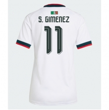 Maillot de football Réplique Mexico Santiago Gimenez #11 Extérieur Femme Mondial 2026 Manche Courte