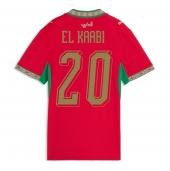Maillot de football Réplique Morocco Ayoub El Kaabi #20 Domicile Femme Mondial 2026 Manche Courte