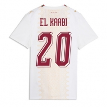 Maillot de football Réplique Morocco Ayoub El Kaabi #20 Extérieur Femme Mondial 2026 Manche Courte