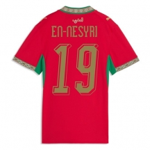 Maillot de football Réplique Morocco Youssef En-Nesyri #19 Domicile Femme Mondial 2026 Manche Courte