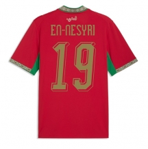 Maillot de football Réplique Morocco Youssef En-Nesyri #19 Domicile Mondial 2026 Manche Courte