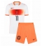 Maillot de football Réplique Netherlands Cody Gakpo #11 Extérieur Enfant Mondial 2026 Manche Courte (+ Pantalon court)