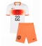 Maillot de football Réplique Netherlands Denzel Dumfries #22 Extérieur Enfant Mondial 2026 Manche Courte (+ Pantalon court)