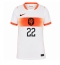 Maillot de football Réplique Netherlands Denzel Dumfries #22 Extérieur Femme Mondial 2026 Manche Courte