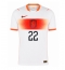 Maillot de football Réplique Netherlands Denzel Dumfries #22 Extérieur Mondial 2026 Manche Courte