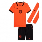 Maillot de football Réplique Netherlands Domicile Enfant Mondial 2026 Manche Courte (+ Pantalon court)