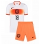 Maillot de football Réplique Netherlands Donyell Malen #18 Extérieur Enfant Mondial 2026 Manche Courte (+ Pantalon court)