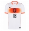 Maillot de football Réplique Netherlands Donyell Malen #18 Extérieur Mondial 2026 Manche Courte