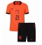 Maillot de football Réplique Netherlands Frenkie de Jong #21 Domicile Enfant Mondial 2026 Manche Courte (+ Pantalon court)