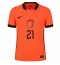 Maillot de football Réplique Netherlands Frenkie de Jong #21 Domicile Mondial 2026 Manche Courte