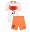Maillot de football Réplique Netherlands Frenkie de Jong #21 Extérieur Enfant Mondial 2026 Manche Courte (+ Pantalon court)
