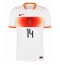 Maillot de football Réplique Netherlands Tijjani Reijnders #14 Extérieur Mondial 2026 Manche Courte