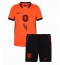 Maillot de football Réplique Netherlands Virgil van Dijk #4 Domicile Enfant Mondial 2026 Manche Courte (+ Pantalon court)