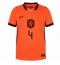 Maillot de football Réplique Netherlands Virgil van Dijk #4 Domicile Mondial 2026 Manche Courte