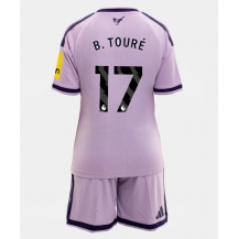 Maillot de football Réplique Newcastle United Bazoumana Toure #17 Troisième Enfant 2026-27 Manche Courte (+ Pantalon court)