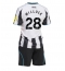 Maillot de football Réplique Newcastle United Joe Willock #28 Domicile Enfant 2025-26 Manche Courte (+ Pantalon court)