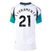 Maillot de football Réplique Newcastle United Tino Livramento #21 Extérieur Femme 2024-25 Manche Courte