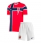 Maillot de football Réplique Norway Alexander Sorloth #7 Domicile Enfant Mondial 2026 Manche Courte (+ Pantalon court)