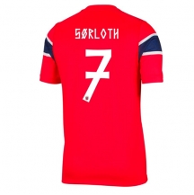 Maillot de football Réplique Norway Alexander Sorloth #7 Domicile Mondial 2026 Manche Courte