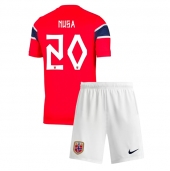 Maillot de football Réplique Norway Antonio Nusa #20 Domicile Enfant Mondial 2026 Manche Courte (+ Pantalon court)