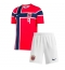 Maillot de football Réplique Norway Erling Haaland #9 Domicile Enfant Mondial 2026 Manche Courte (+ Pantalon court)