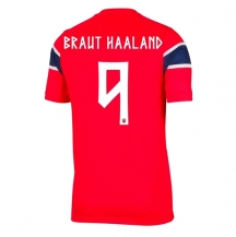 Maillot de football Réplique Norway Erling Haaland #9 Domicile Mondial 2026 Manche Courte