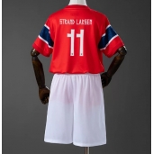 Maillot de football Réplique Norway Jorgen Strand Larsen #11 Domicile Enfant Mondial 2026 Manche Courte (+ Pantalon court)