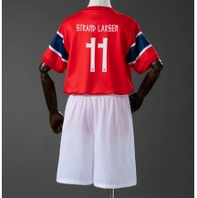 Maillot de football Réplique Norway Jorgen Strand Larsen #11 Domicile Enfant Mondial 2026 Manche Courte (+ Pantalon court)