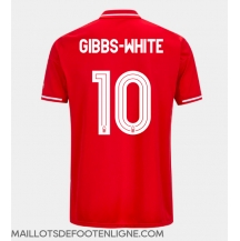 Maillot de football Réplique Nottingham Forest Morgan Gibbs-White #10 Domicile 2025-26 Manche Courte