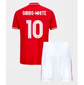 Maillot de football Réplique Nottingham Forest Morgan Gibbs-White #10 Domicile Enfant 2025-26 Manche Courte (+ Pantalon court)