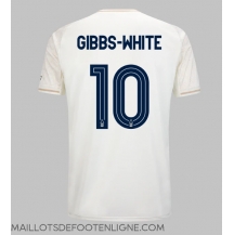Maillot de football Réplique Nottingham Forest Morgan Gibbs-White #10 Extérieur 2025-26 Manche Courte