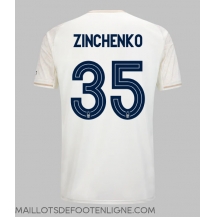 Maillot de football Réplique Nottingham Forest Oleksandr Zinchenko #35 Extérieur 2025-26 Manche Courte