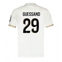 Maillot de football Réplique OGC Nice Evann Guessand #29 Extérieur 2024-25 Manche Courte