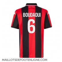 Maillot de football Réplique OGC Nice Hicham Boudaoui #6 Domicile 2025-26 Manche Courte